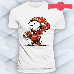 Snoopy Wears Denver Broncos  Shirt